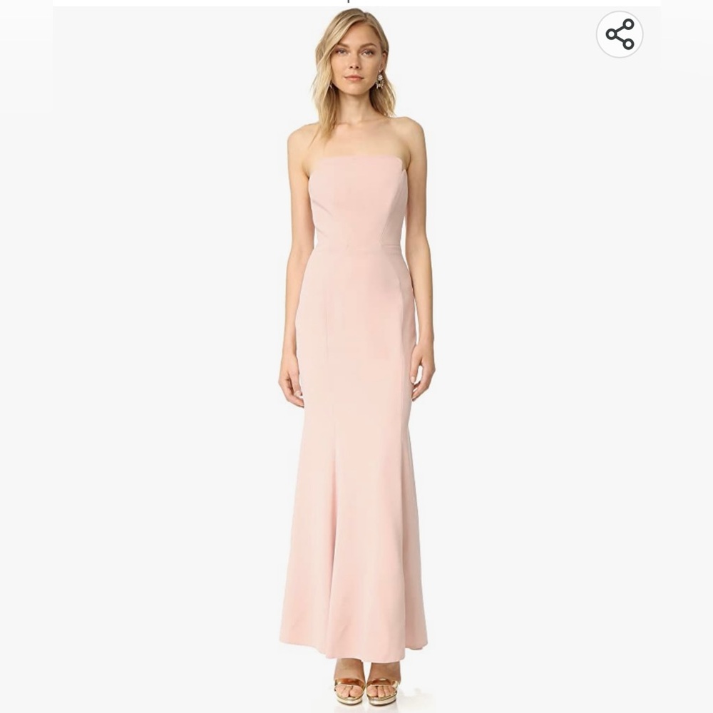 Jill Jill Stuart Women's Fitted Strapless Column Gown